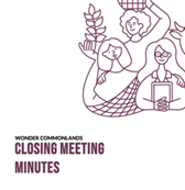 Closing meeting minutes cover page